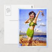 Santa Cruz California Postkarte (Vorne/Hinten)