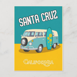SANTA CRUZ CALIFORNIA REISE POSTCARD POSTKARTE