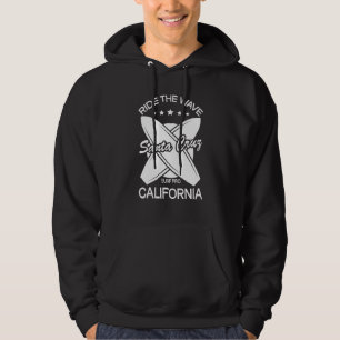 Santa Cruz California reiten Wellenreiten Hoodie