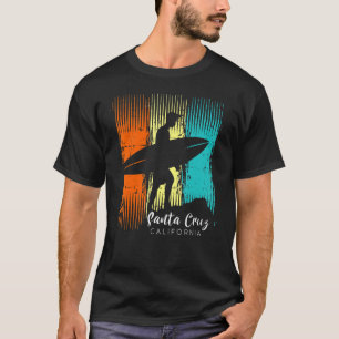 Santa Cruz California Retro Vintag Summer Family T-Shirt