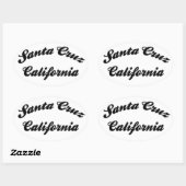 Santa Cruz California Sticker (Blatt)