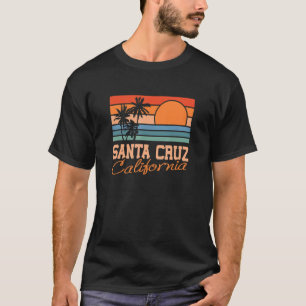 Santa Cruz California Sunset 70er 80er Surfer Summ T-Shirt
