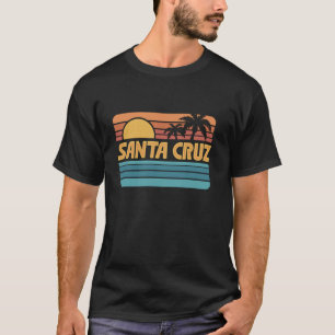 Santa Cruz California Sunset 70er 80er Surfer Summ T-Shirt