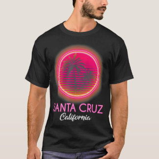 Santa Cruz California Sunset 70er 80er Surfer Summ T-Shirt