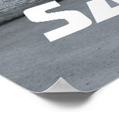 Santa Cruz California Surf Poster (Ecke)