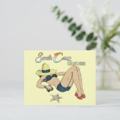 Santa Cruz California Travel Postcard Postkarte (Stehend Vorderseite)