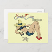 Santa Cruz California Travel Postcard Postkarte (Vorne/Hinten)