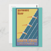 Santa Cruz California Travel Postkarte (Vorne/Hinten)