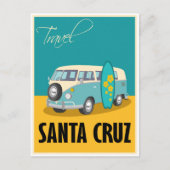 Santa Cruz California Travel Postkarte (Vorderseite)