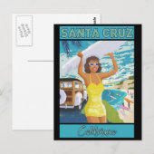 Santa Cruz California Travel Postkarte (Vorne/Hinten)