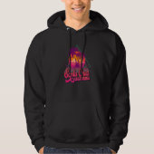 Santa Cruz California Urlaub Retro 80er Beach Sou Hoodie (Vorderseite)