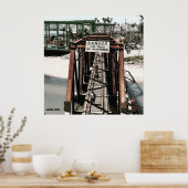 Santa Cruz California verlor Jungenbrücke Poster (Küche)