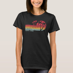 Santa Cruz California Vintag Sunset Beach 70er 80e T-Shirt