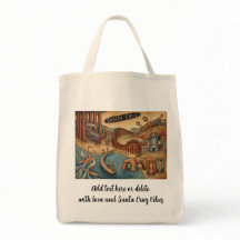 Santa Cruz California Whimsical Map UCSC Boardwalk