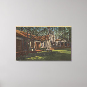 Santa Cruz County, CA - Pionierstadt Leinwanddruck