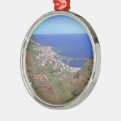 Santa Cruz de La Palma Kanarische Inseln Spanien Silbernes Ornament (Links)