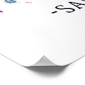 Santa Cruz de la Sierra Bolivia Skyline Poster (Ecke)