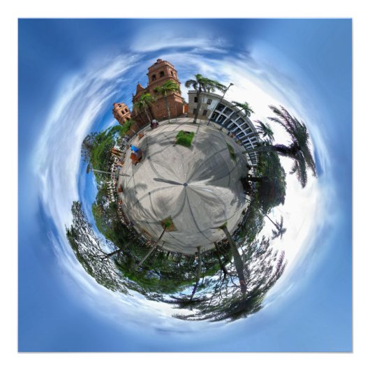 Santa Cruz de la Sierra Fotodruck (Vorne)