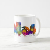Santa Cruz de Tenerife Spanien Skyline Kaffeetasse (VorderseiteRechts)
