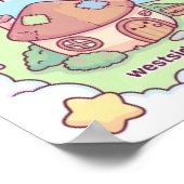 Santa Cruz Fantasy Map – Mythical Coastal Art Prin Poster (Ecke)