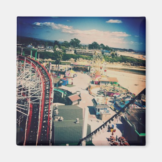 Santa Cruz Giant Dipper Rollercoaster Magnet (Vorne)