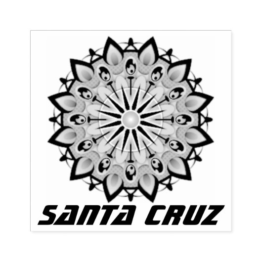 Santa Cruz Gummistempel (Prägung)