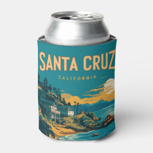 Santa Cruz Kalifornien Aquarell Reise Dosenkühler