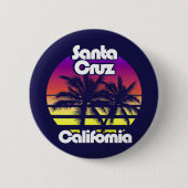 Santa Cruz Kalifornien Button (Vorderseite)