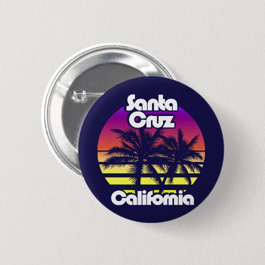 Santa Cruz Kalifornien Button (Vorne & Hinten)
