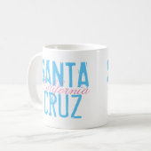 Santa Cruz Kalifornien Kaffeetasse (Vorderseite Links)