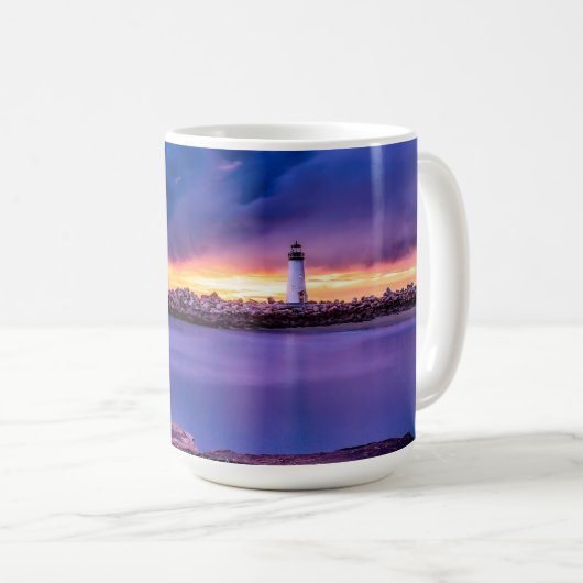 Santa Cruz, Kalifornien, Leuchtturm Kaffeetasse (VorderseiteRechts)