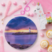 Santa Cruz, Kalifornien, Leuchtturm Pappteller (Party)