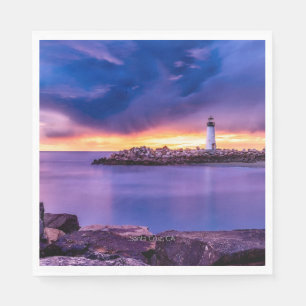 Santa Cruz, Kalifornien, Leuchtturm Serviette