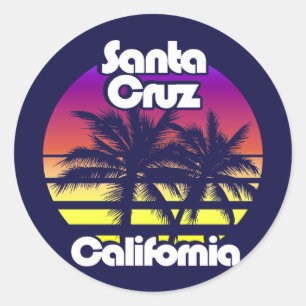 Santa Cruz Kalifornien Runder Aufkleber