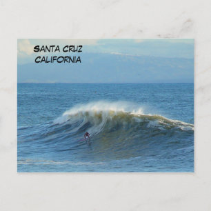 Santa Cruz, Kalifornien Surfer - Postkarte