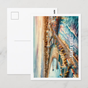 Santa Cruz Kalifornien USA Fantastischer Place Was Postkarte