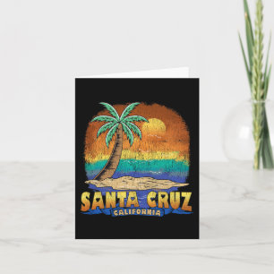 Santa Cruz Kalifornien Vintag beängstigendes Souve Karte