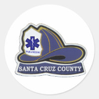 Santa Cruz Landkreis Paramedic Helm Sticker