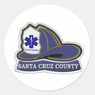 Santa Cruz Landkreis Paramedic Helm Sticker