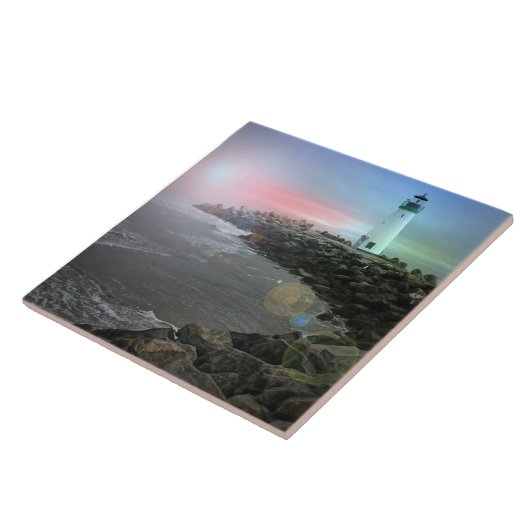 Santa Cruz Leuchtturm Fliese (Seite)