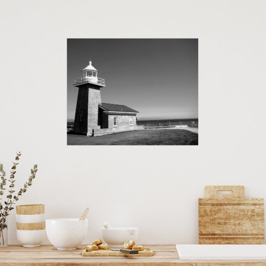 Santa Cruz Leuchtturm Poster (Küche)