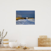 Santa Cruz Leuchtturm Rainbow II - Print Poster (Küche)