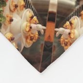 Santa Cruz mit wiederholtem Buffetmuster Fleecedecke (Ecke)