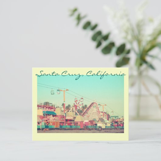 Santa Cruz Nostalgia Postkarte (Stehend Vorderseite)