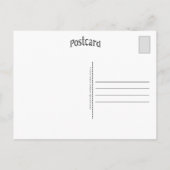 Santa Cruz Nostalgie Postkarte - Alt Back Design (Rückseite)