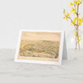 Santa Cruz, panoramische Karte CA (1586A) - wieder (Gelbe Blume)