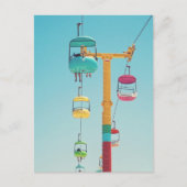 Santa Cruz Pastel Gondola Sky Glider Postcard Postkarte (Vorderseite)