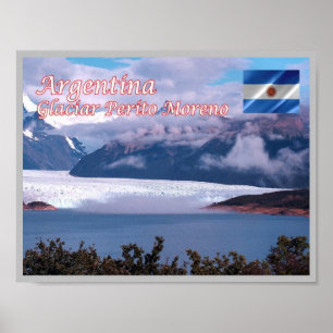 Santa Cruz - Perito Moreno Glacie - Argentinien + Poster