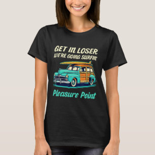 Santa Cruz Pleasure Point Surf City Frauen Vintage T-Shirt