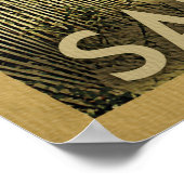 Santa Cruz Poster Beach Vintage Reise (Ecke)